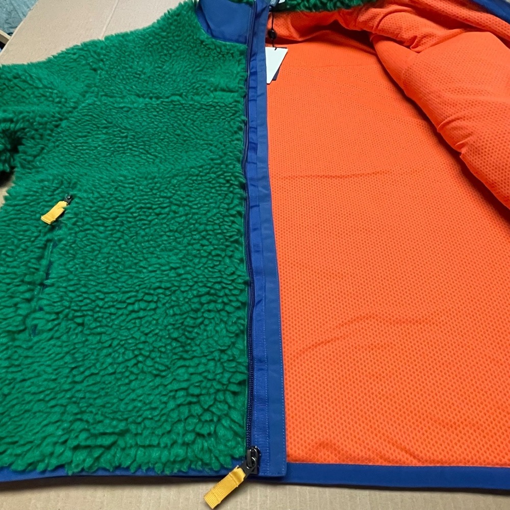 Polo Ralph‎ Lauren Men's Sz XL Green Shaggy High Pile Fleece Full Zip Jacket NWT - Picture 11 of 16